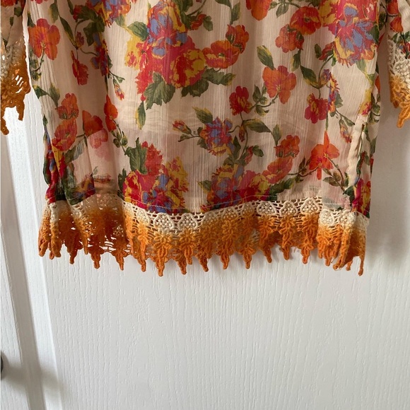 MUSTARD BLOUSE LADIES 1/2 SLEEVE - Picture 2 of 5